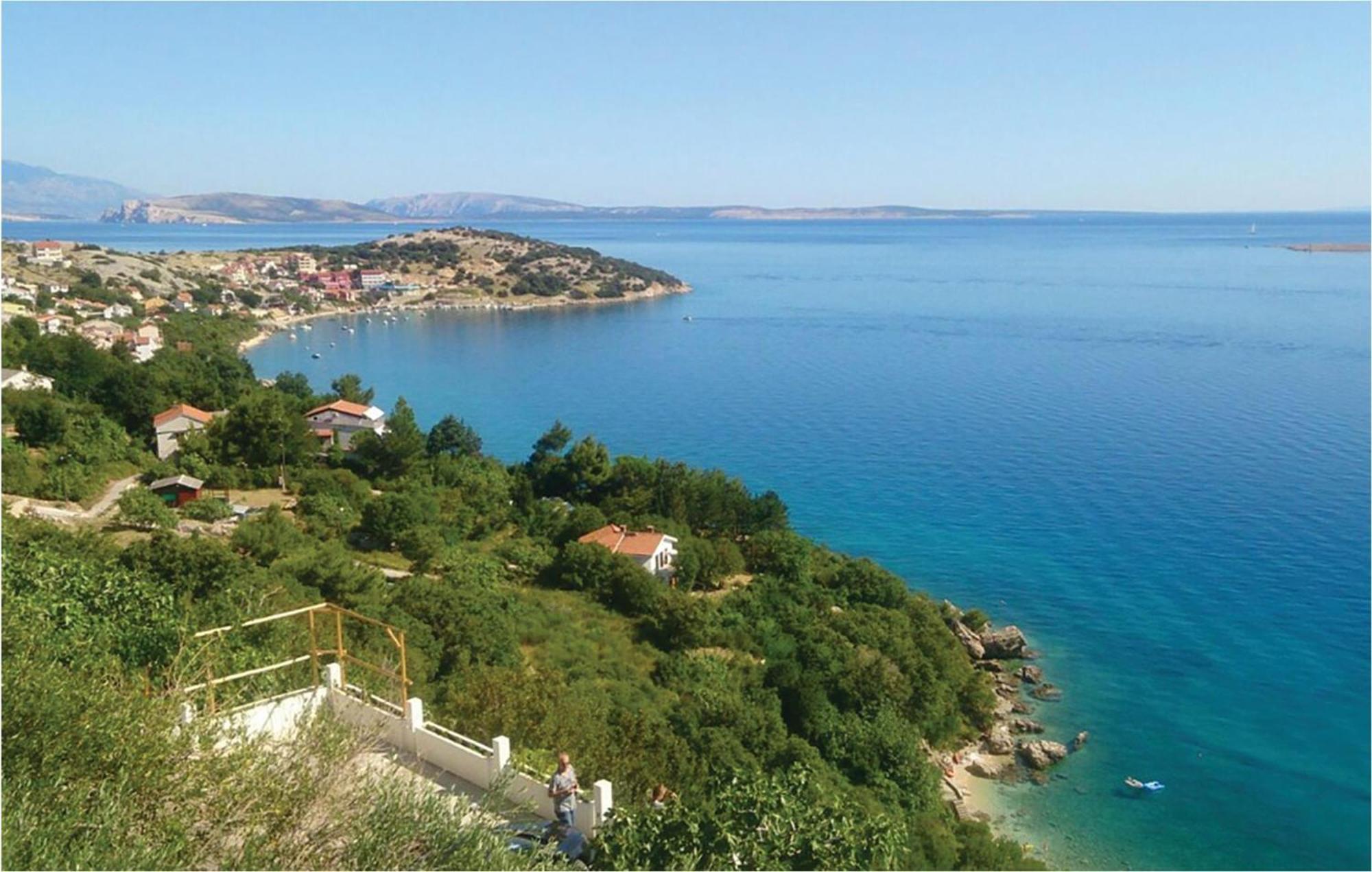 Lovely Apartment In Stara Baska 1 With Kitchen Eksteriør bilde